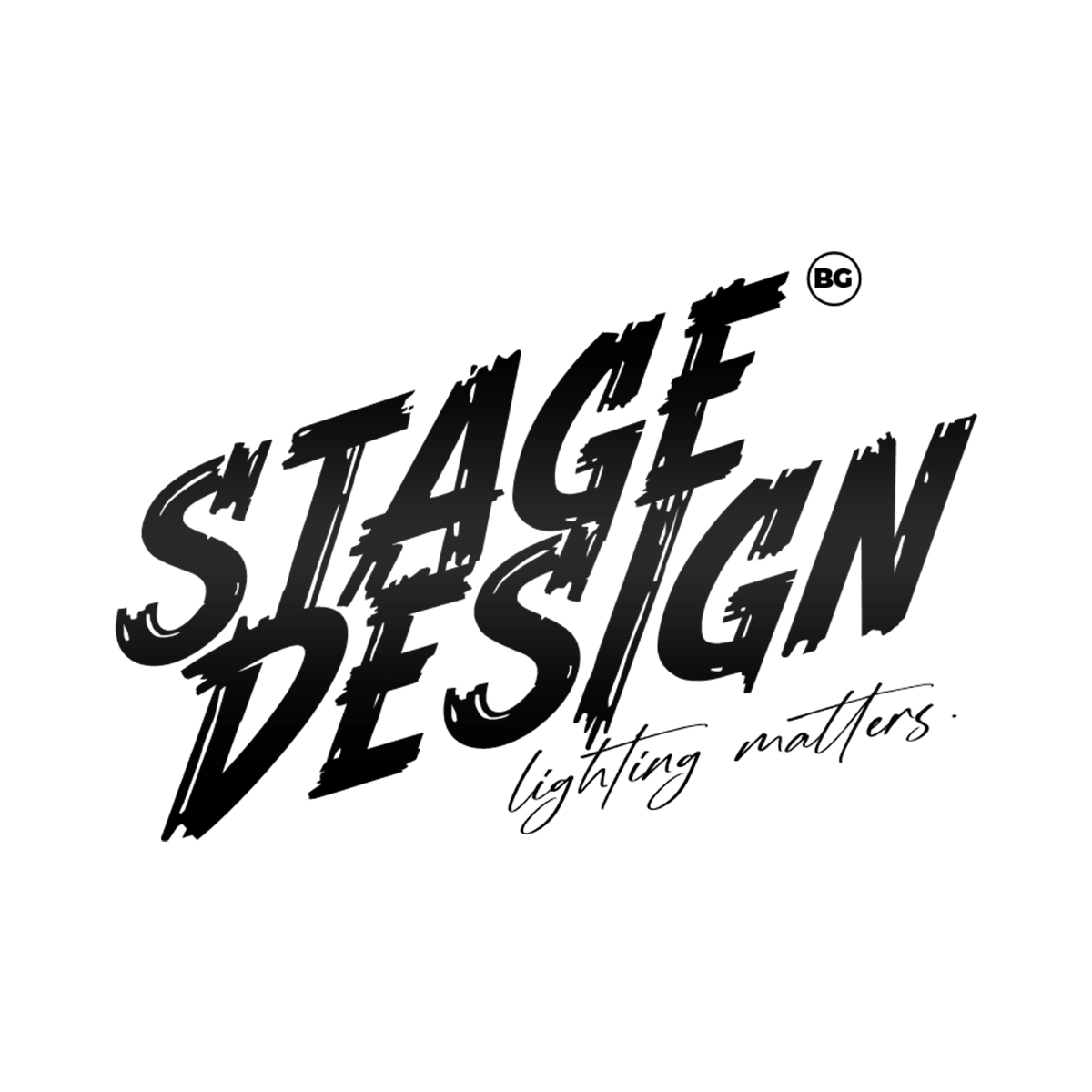 Stage Design BG — Dark logo project